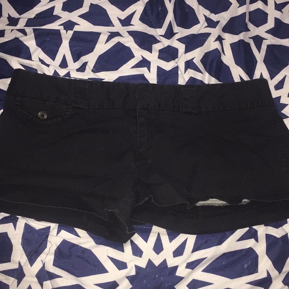 Black shorts